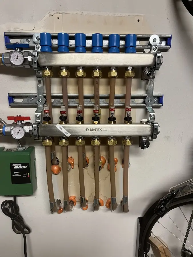 Plumber performing Leak Detection at a residential property in Waverly